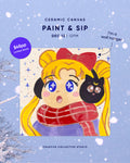Dec 13 | 12:00 PM | Ceramic Canvas Paint & Sip: Sailor Moon's Snow Day