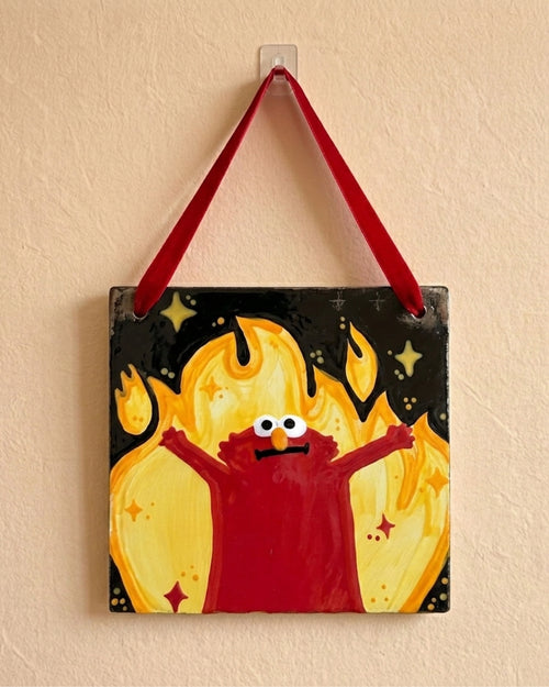 Sep 12 | 7:00 PM | Ceramic Canvas Paint & Sip: Elmo Rise