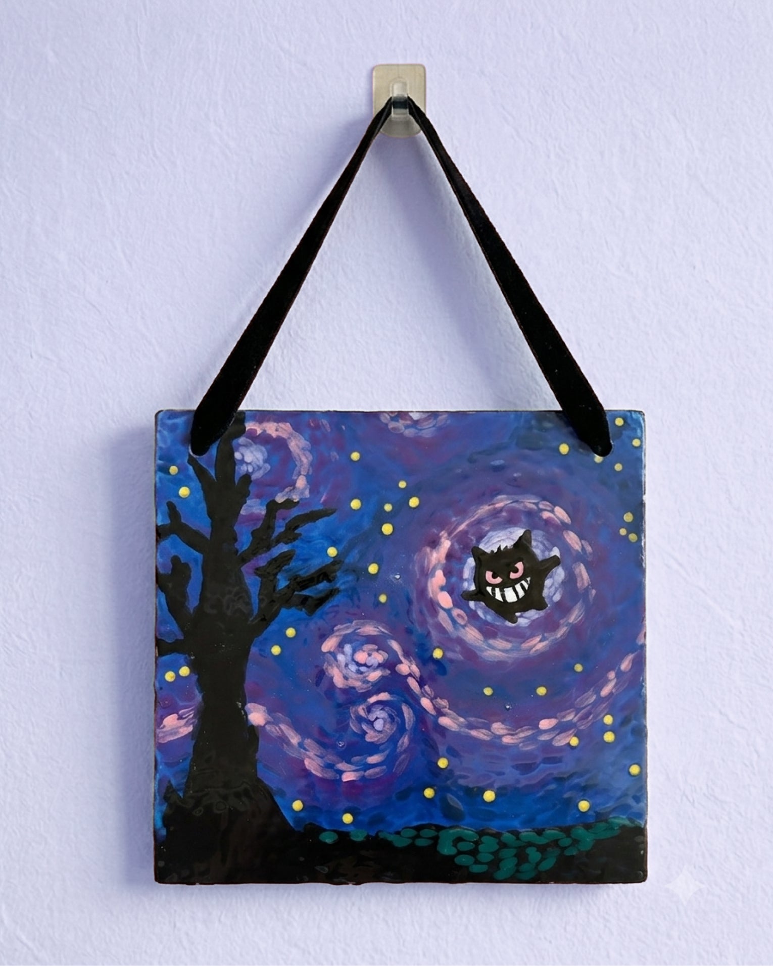 Oct 3 | 7:00 PM | Ceramic Canvas Paint & Sip: Gengar Starry Night