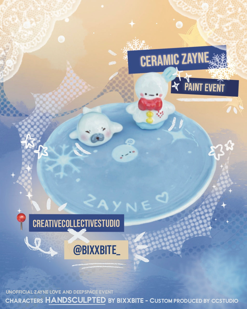 EXCLUSIVE Zayne Ceramic Paint & Sip