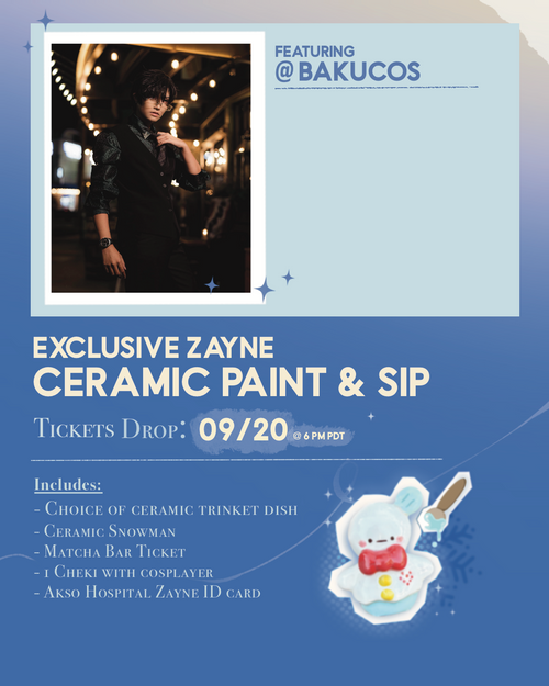 EXCLUSIVE Zayne Ceramic Paint & Sip